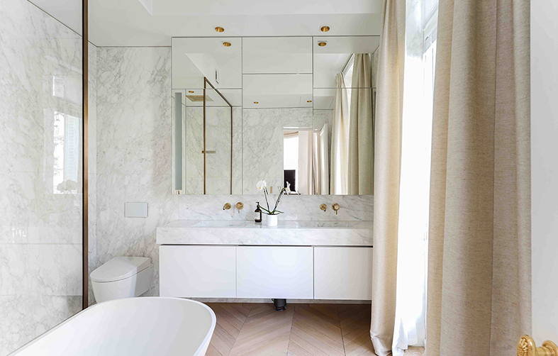 salle de bain marbre rénovation architecte rencontreunarchi rencontre un archi 